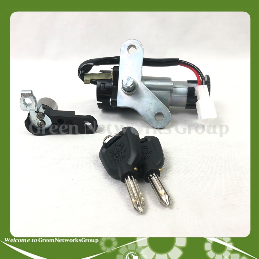 Ổ khóa chống trộm Exciter 135  2006 - 2010 6 cạnh 8 cạnh kèm khóa yên Greennetworks