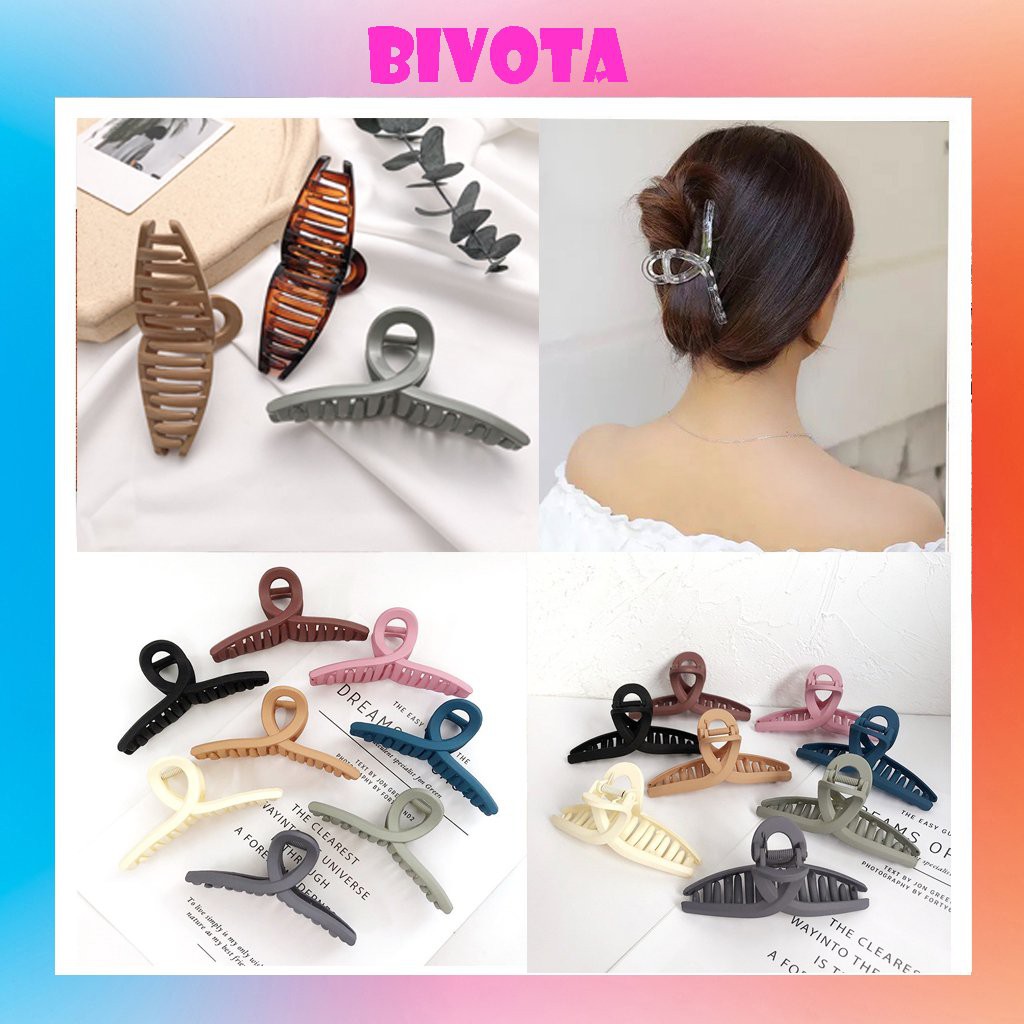 Kẹp tóc Bivota kẹp sau nữ đẹp phong cách hàn quốc cực đẹp, cực xinh K28