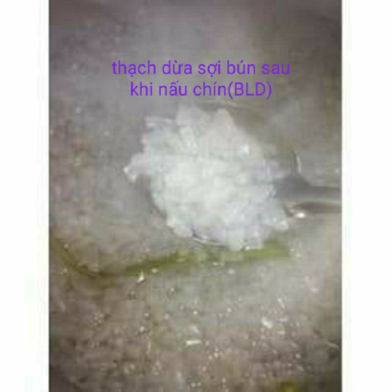 Bán sỉ 1Kg Thạch dừa sợi bún  ngắn ép thô  tặng kèm hương thơm