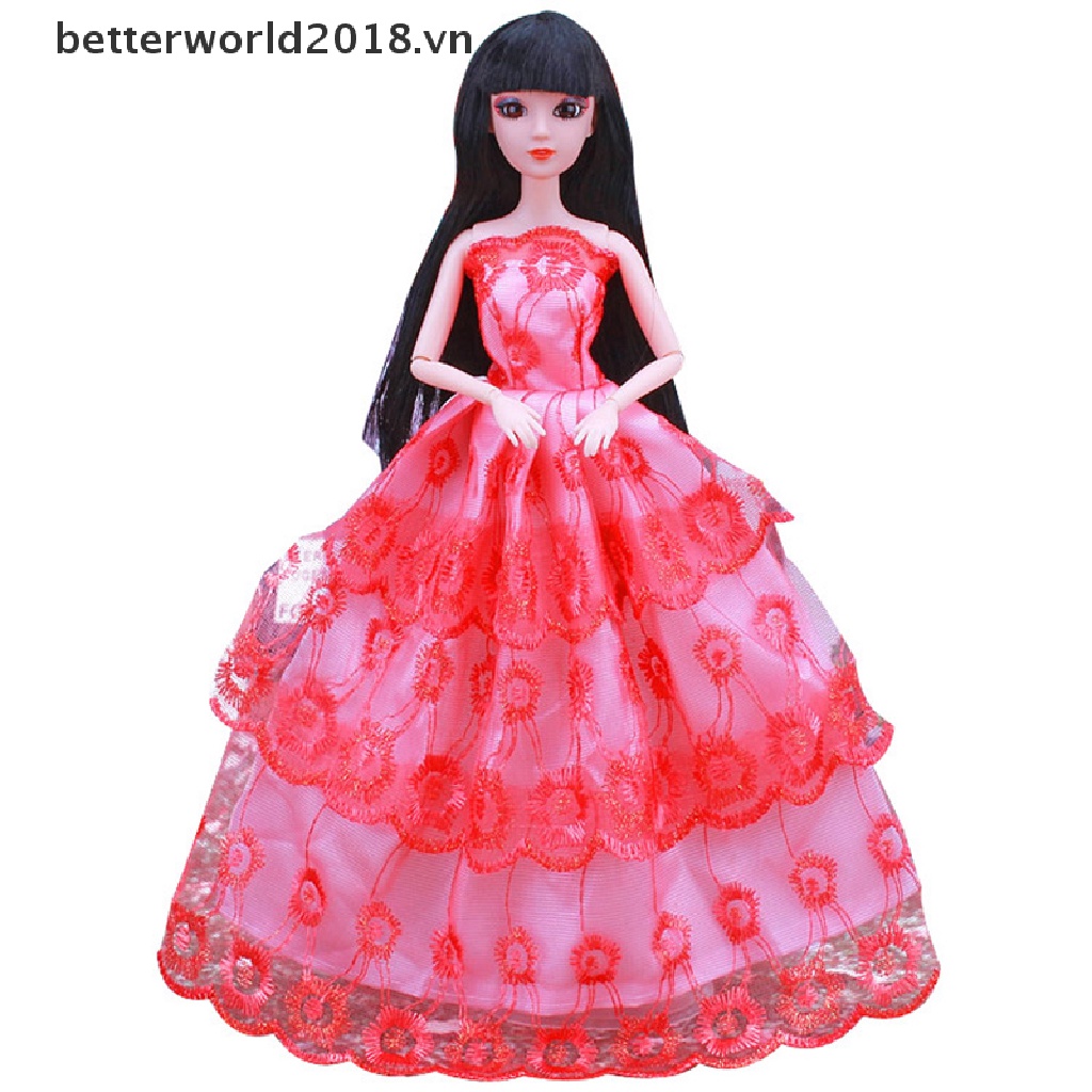 Set 5 Đầm Công Chúa Đồ Chơi Cho Búp Bê Barbie 29CM 2018