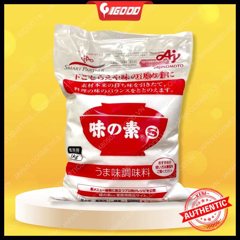 Mì chính (bột ngọt) Ajinomoto Nhật Bản 1kg