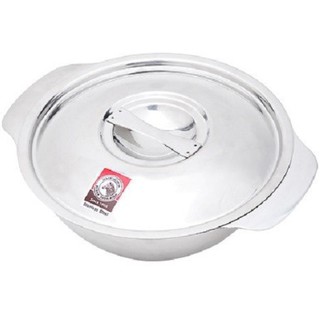 Thố inox có nắp quai Zebra 123016 - 16 cm