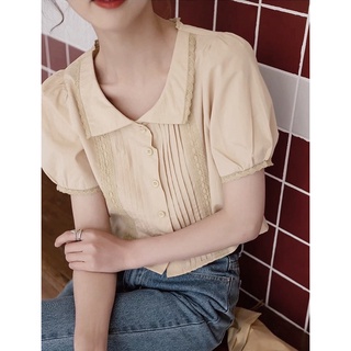 Áo sơ mi dáng croptop A02