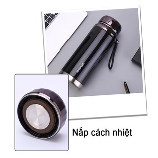 Bình giữ nhiệt 💎SALE💎 ca nước inox mini thép chống gỉ 304 nhập khẩu cao cấp tráng gương 1000ml - 1200ml nắp titan