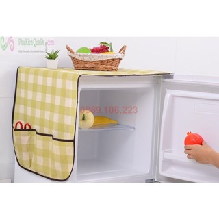 [Hot] Khăn che tủ lạnh có túi