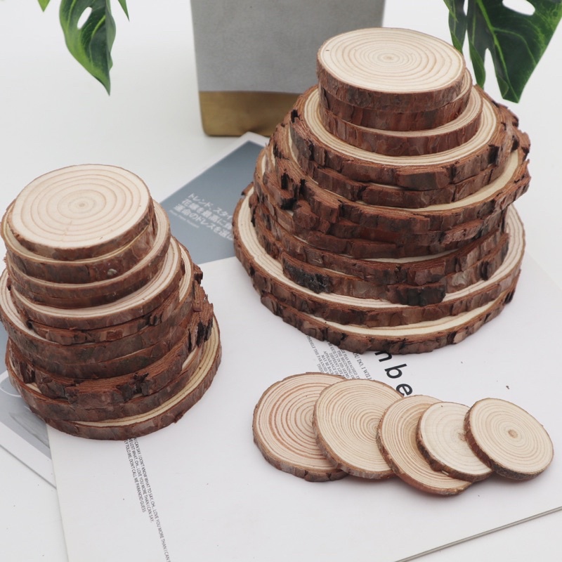 Miếng gỗ lót ly decor Trang trí vẽ tranh