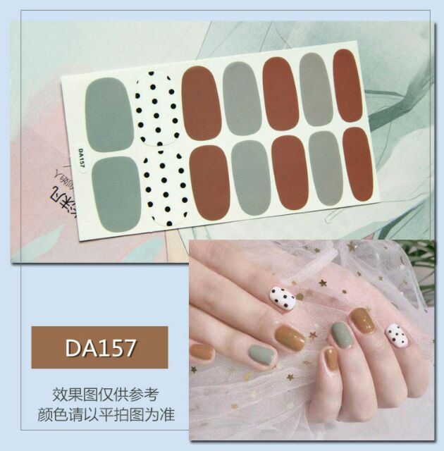 DÁN FULL MÀU MÓNG CHO NOEN / GIÁNG SINH