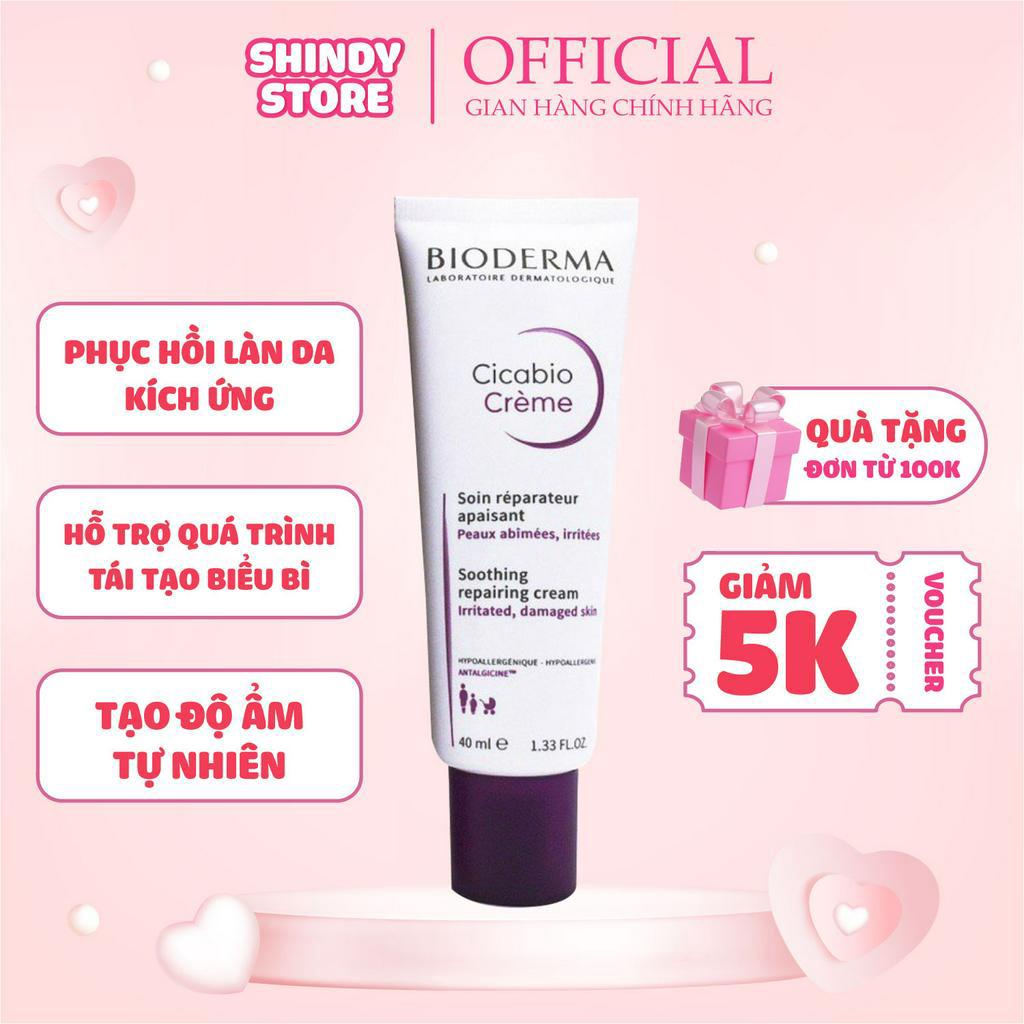 Kem dưỡng phục hồi da Bio Cicabio Cream có tác dụng phục hồi làn da bị kích ứng, da vừa trải qua laser, lăn kim, peel