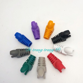 Đầu bịt, đầu chụp jack mạng loại tốt nhiều màu