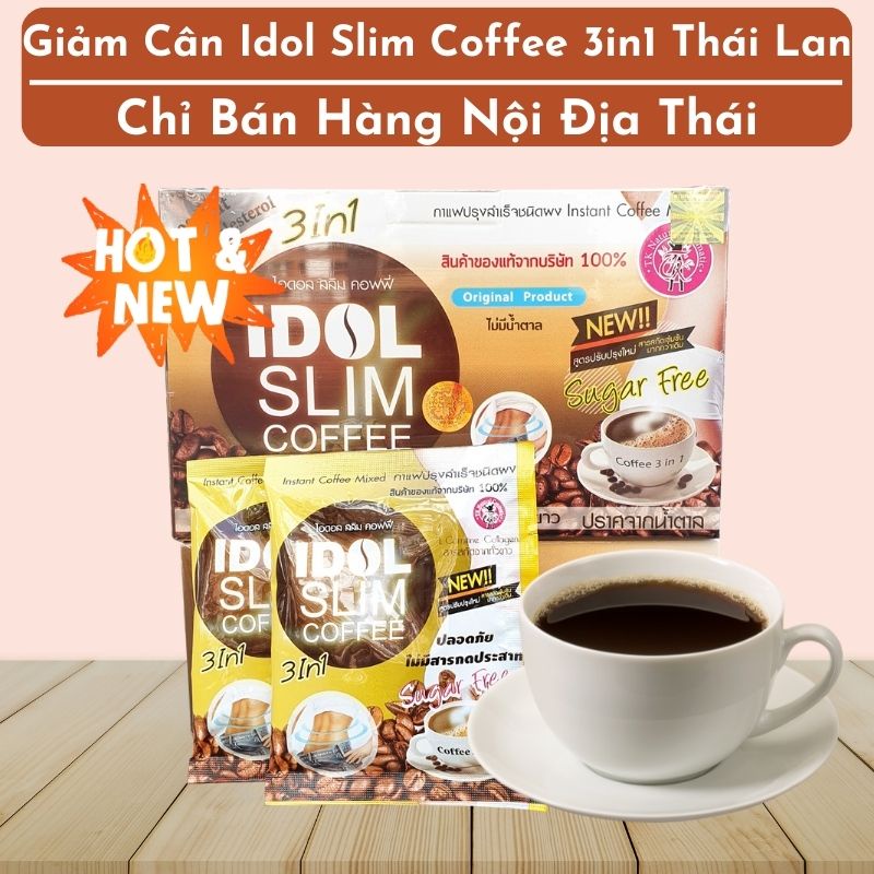 Cà phê Giảm Cân IDOL 3 in 1 Thái Lan