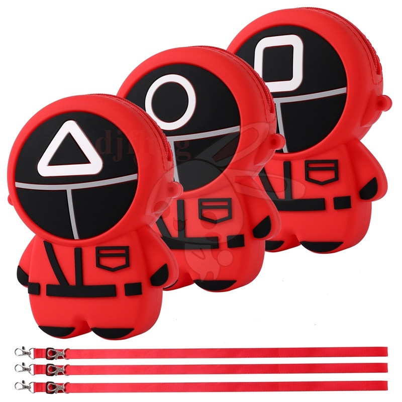 Squid Game Pop ít giá rẻ nhất among us túi đeo chéo phiên bản giải toả căng thẳng cho bé gái Thương Siêu Đáng Yêu Đồ Chơi Cho Bé