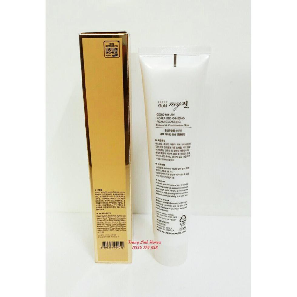 [ Trợ Giá ] Sữa Rửa Mặt Hồng Sâm Vàng My Gold Hàn Quốc