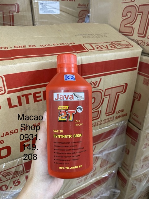 Nhớt 2t Java mùi bò cụng cực thơm