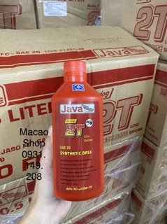 Nhớt 2t Java mùi bò cụng cực thơm ( ko cần dùng thêm tinh dầu )