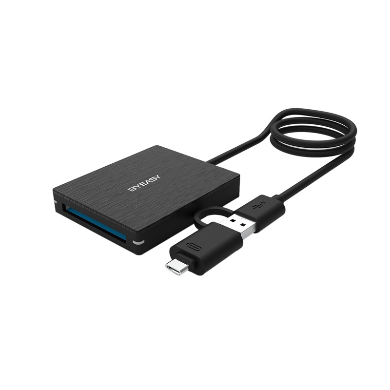 Đầu Đọc Thẻ Nhớ Byeasy Uc-91 Cfast 2.0 Có 3 Cổng Kết Nối Usb 3.0