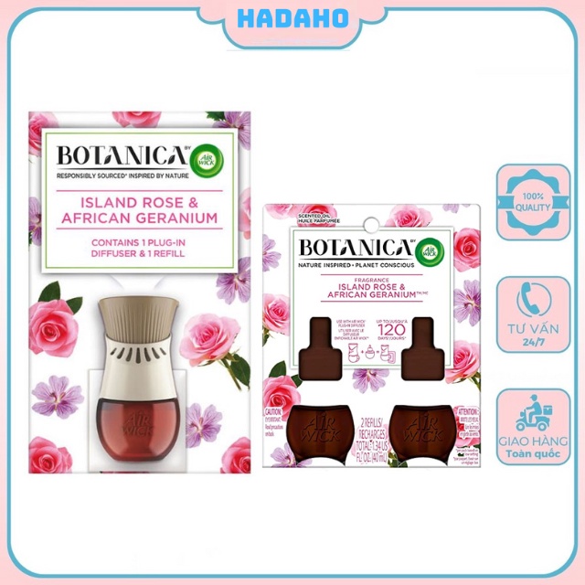 Máy xông tinh dầu cắm điện Airwick Botanica tán hương, khử khuẩn - đèn xông tinh dầu, khuếch tán tinh dầu