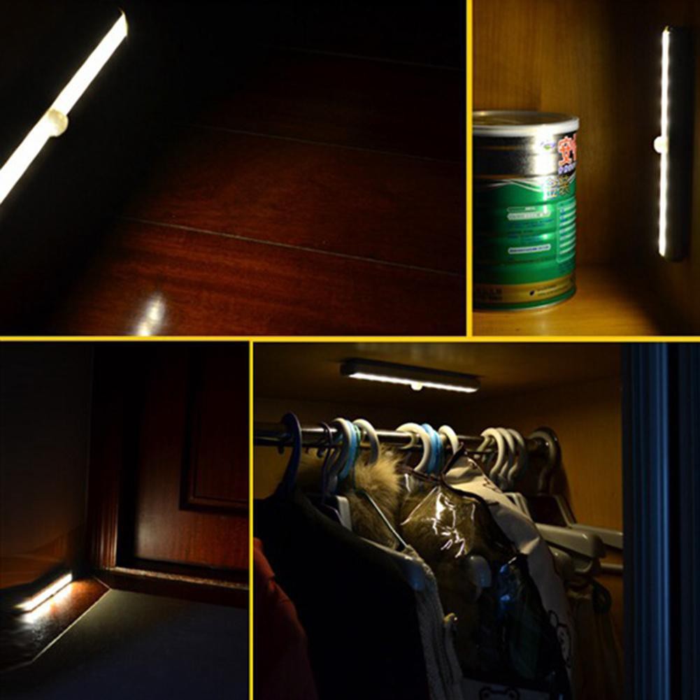 Đèn LED cảm biến chuyển động PIR dành cho cầu thang/tường/tủ lạnh vào ban đêm