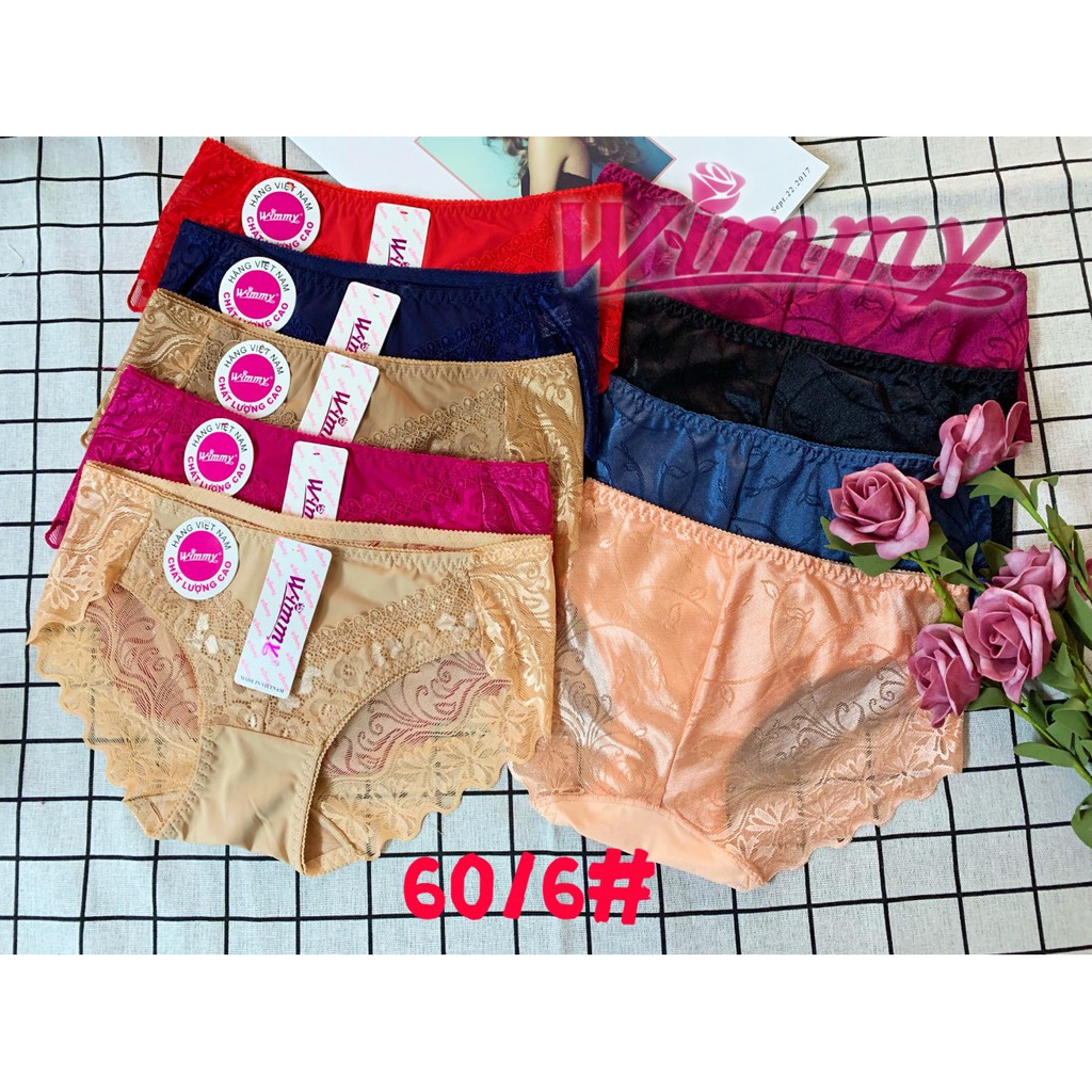 10 QUẦN LÓT PHỐI REN 6016#