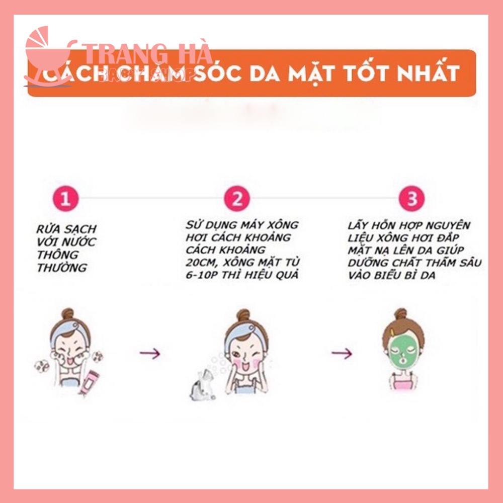 Máy Xông Mặt Maoer Thảo Dược, Máy Phun Sương Chăm Sóc Da Mặt Bảo hành 12 Tháng