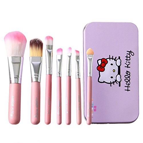 Bộ Cọ Trang Điểm Hello Kitty Mini Brush Kit 7 Cây