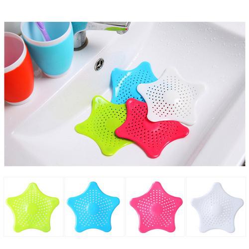 Miếng lọc rác chống tắc hình sao biển bằng silicon cho bồn rửa