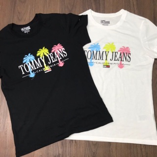 Áo Thun Nữ Jeans họa tiết cây Tropical Tree