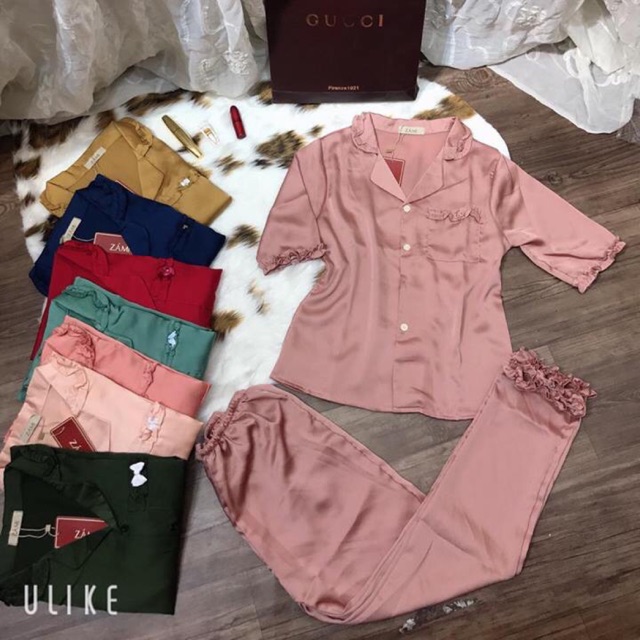 Sét satin lụa bèo tay lở