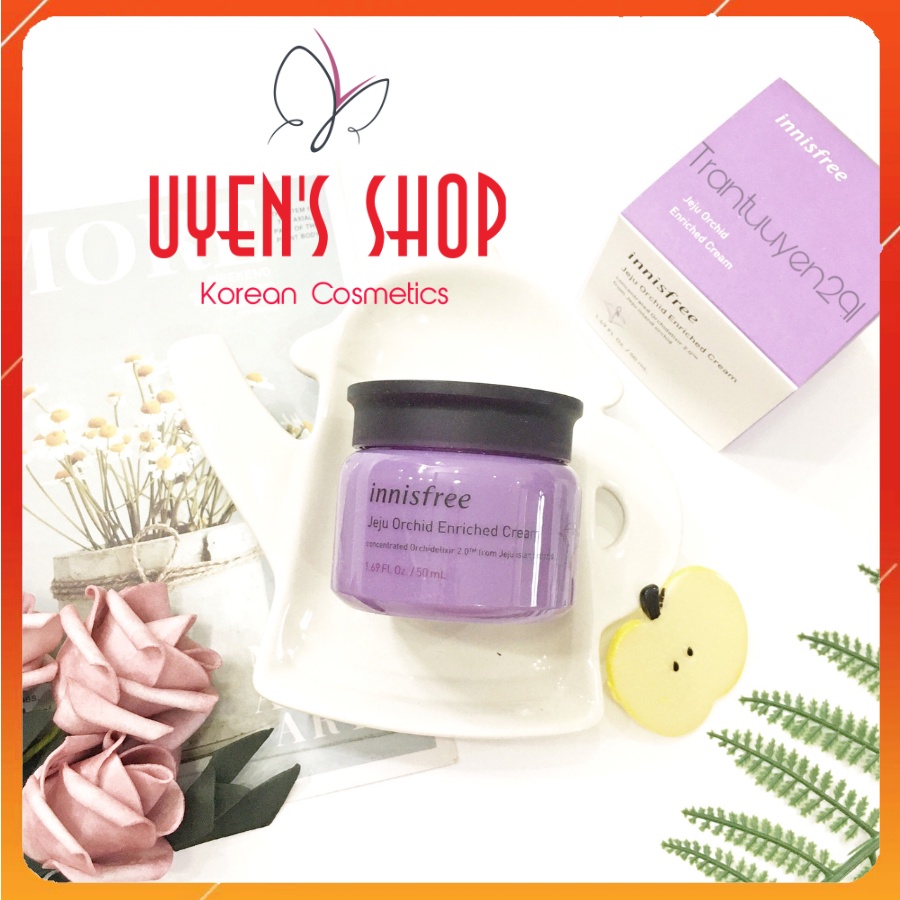 Kem dưỡng ngăn ngừa lão hóa Innisfree Jeju Orchid Enriched Cream 50ml