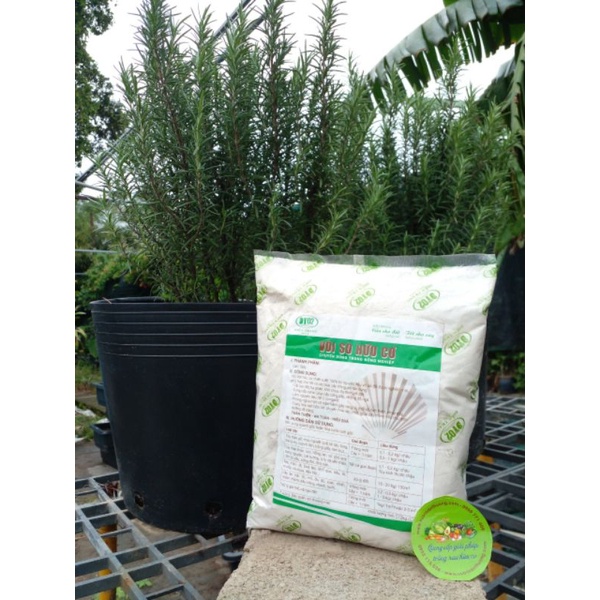 2kg Vôi Sò Hữu Cơ, Bột Vỏ Sò Nghiền Mịn Điền Trang CUng Cấp Can.xi, Cải Tạo Đất Hạ Phèn, Phòng Ngừa Nấm, B.ệnh
