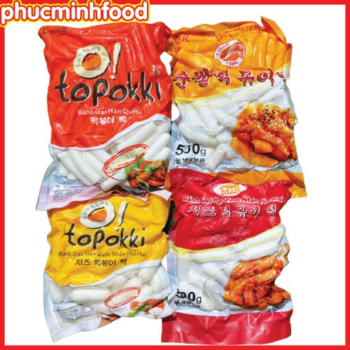 [Mã GROXUAN1 giảm 8% đơn 150K] Bánh Gạo Hàn Quốc Tokbokki Sanadel, MIR ( tương Hàn Quốc và bột phô mai Hàn Quốc)