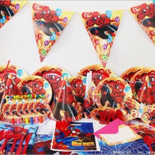 Set trang trí bàn tiệc sinh nhật cho bé