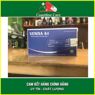 Viên uống Venixa 4:1 - Cho người táo bón, trĩ, suy giãn tĩnh mạch - Hộp 30 viên -\Coastlinecare pharmacy