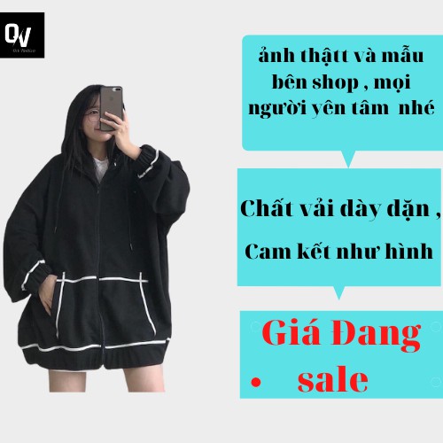 Áo khoác viền trắng ,chất dày dặn,hàng cao cấp - Shop Q&V SP000462 | BigBuy360 - bigbuy360.vn