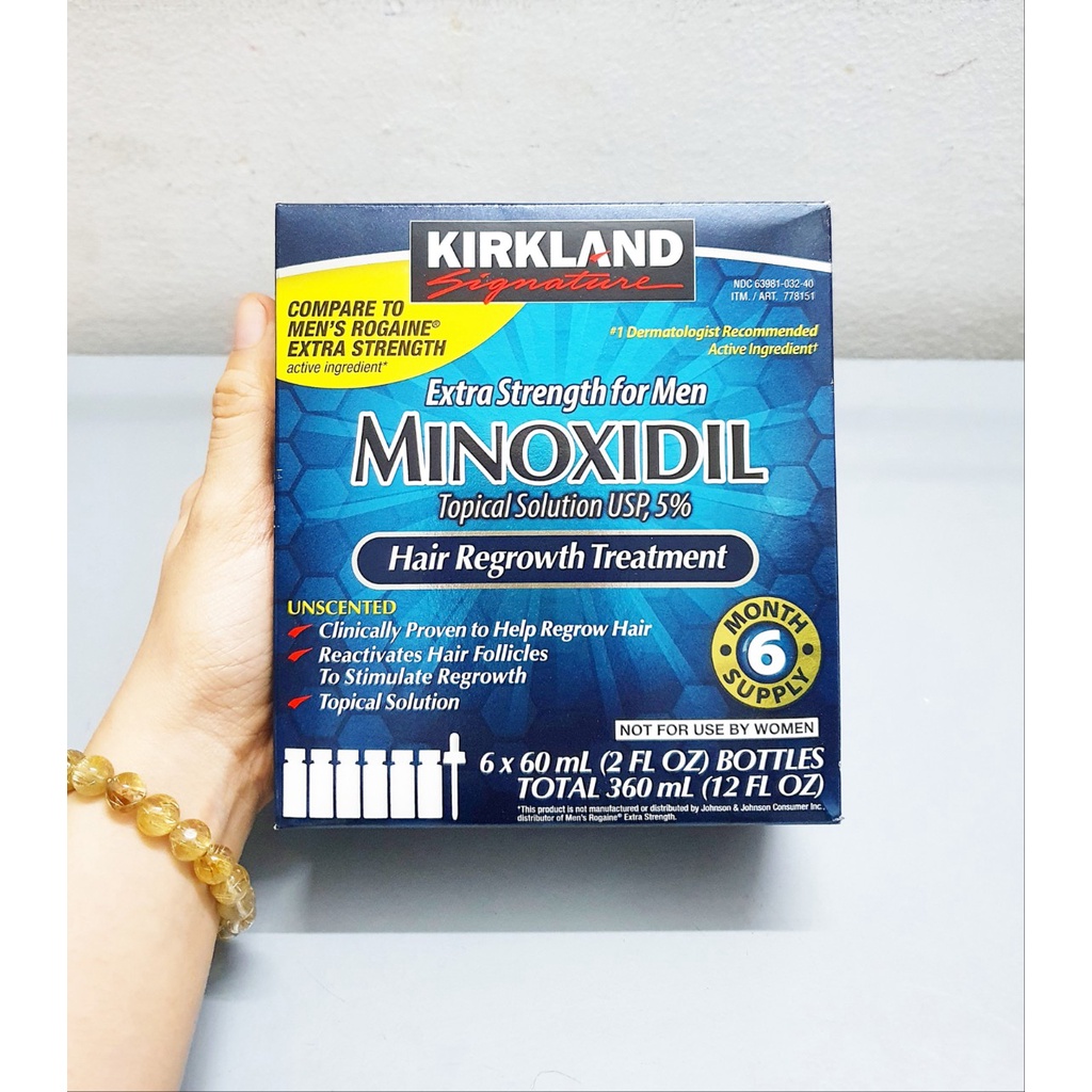 date 10/24 - Dung Dịch Mọc Râu Tóc Minoxidil 5% dạng lỏng từ Mỹ