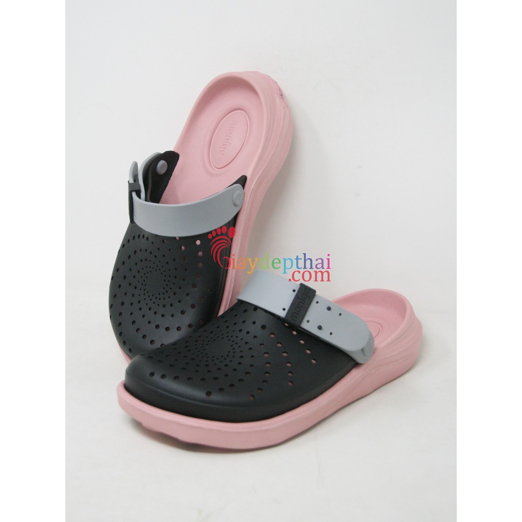 Giày sục nhựa nữ bít mũi Thái Lan Clog Monobo Moniga DN01