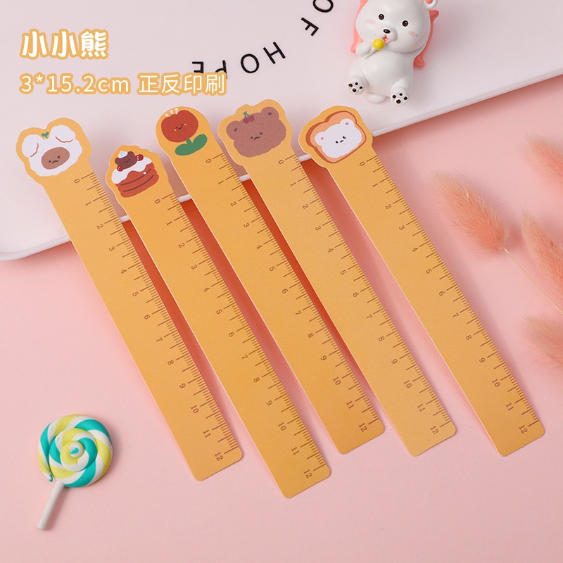 Thước Đo Họa Tiết Hoạt Hình Đơn Giản 12Cm