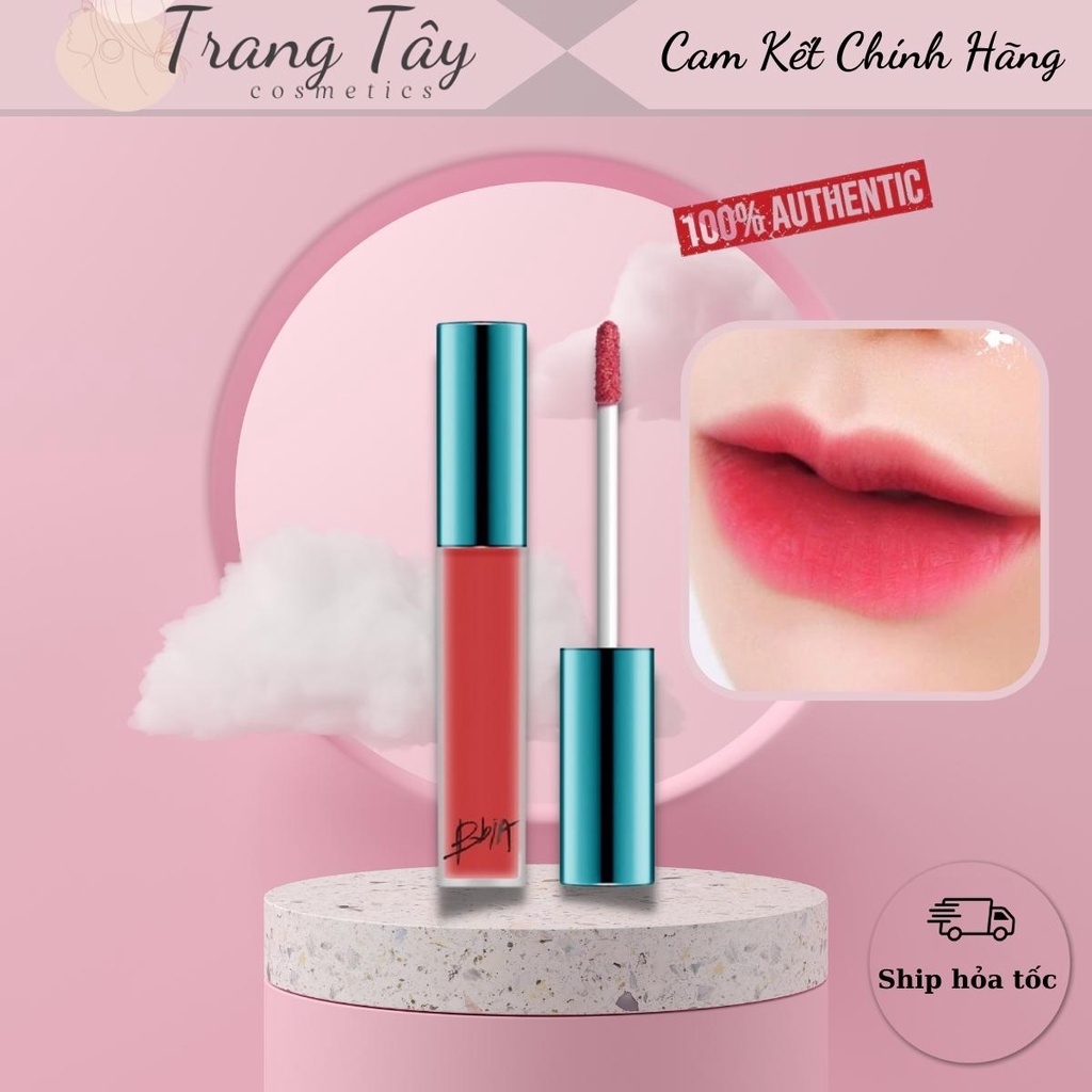 SON KEM LÌ BBIA VELVET LIP TINT VER 1 màu 01- đỏ hồng