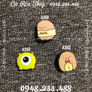 (ẢNH THẬT) - JIBBITZ-Charm-sticker-icon Nút cài trang trí dép Cute (Mã: A350-A369) . Hàng sẵn, ship từ 10 con