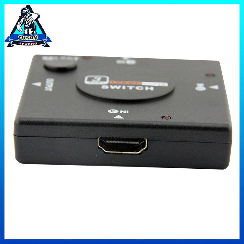 HDMI-compatible Mini Switcher 3 Devices To 1 Tv Switch Box Selector 3 In 1 Out