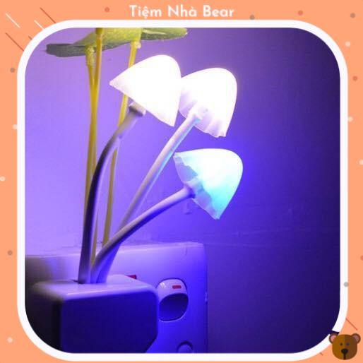 Đèn Ngủ Cảm Ứng Ánh Sáng Tự Động Bật Khi Tối Hình Cây Nấm