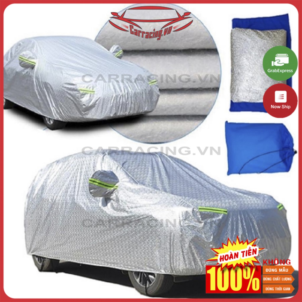 Bạt Phủ Xe Ô Tô CARRACING TAH03 Bạt Phủ Ô Tô Chống Nắng 3 Lớp 🌦️Nắng mưa bụi bẩn🌦️ 4 chỗ , 5 chỗ , 7 chỗ , bán tải