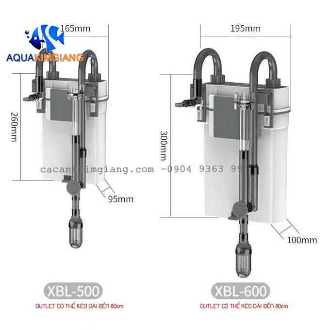 Lọc treo Sunsun Xiaoli XBL 500 MỚI