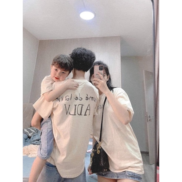 (Hàng Xuất Xịn) Áo .Adlv. màu kem đơn giản trẻ trung