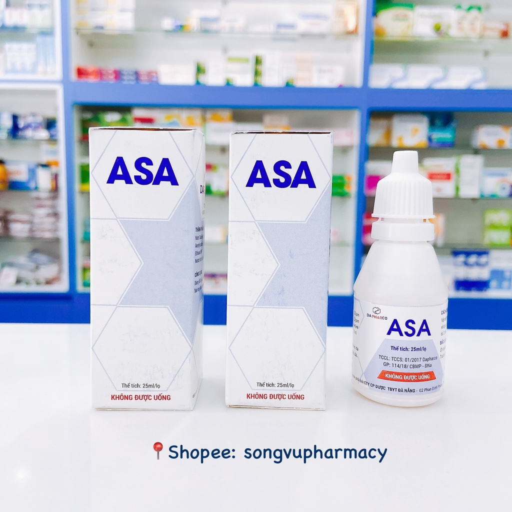 Cồn ASA bôi nấm, ngứa, hắc lào, lang ben