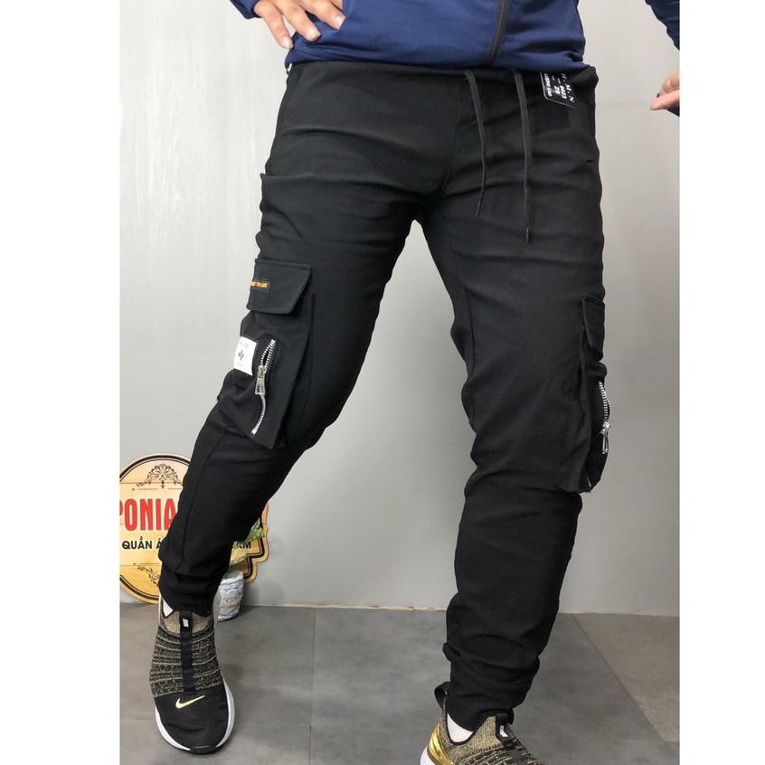 Quần jogger kaki Nam Túi Hộp Thời Trang Nam