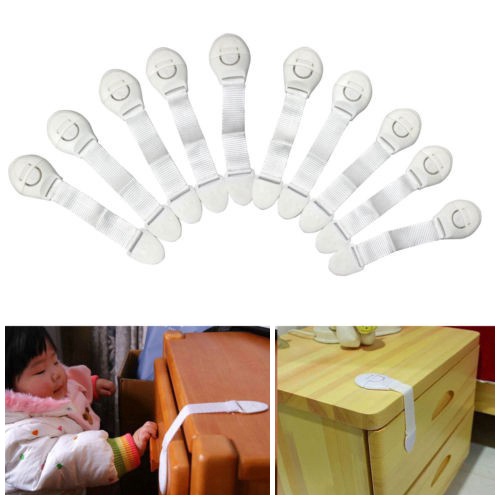 1 Khóa Cửa Tủ Lạnh / Ngăn Kéo Bảo Vệ An Toàn Cho Bé