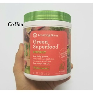Date : 5/20 / bột bách hóa amazing grass green super food vị energy water melon spk6789