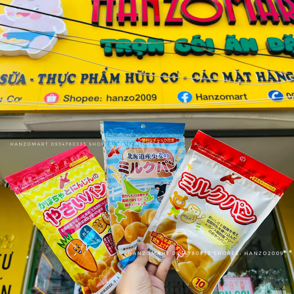 Bánh mì tươi Nhật Bản Canket ăn dặm cho bé