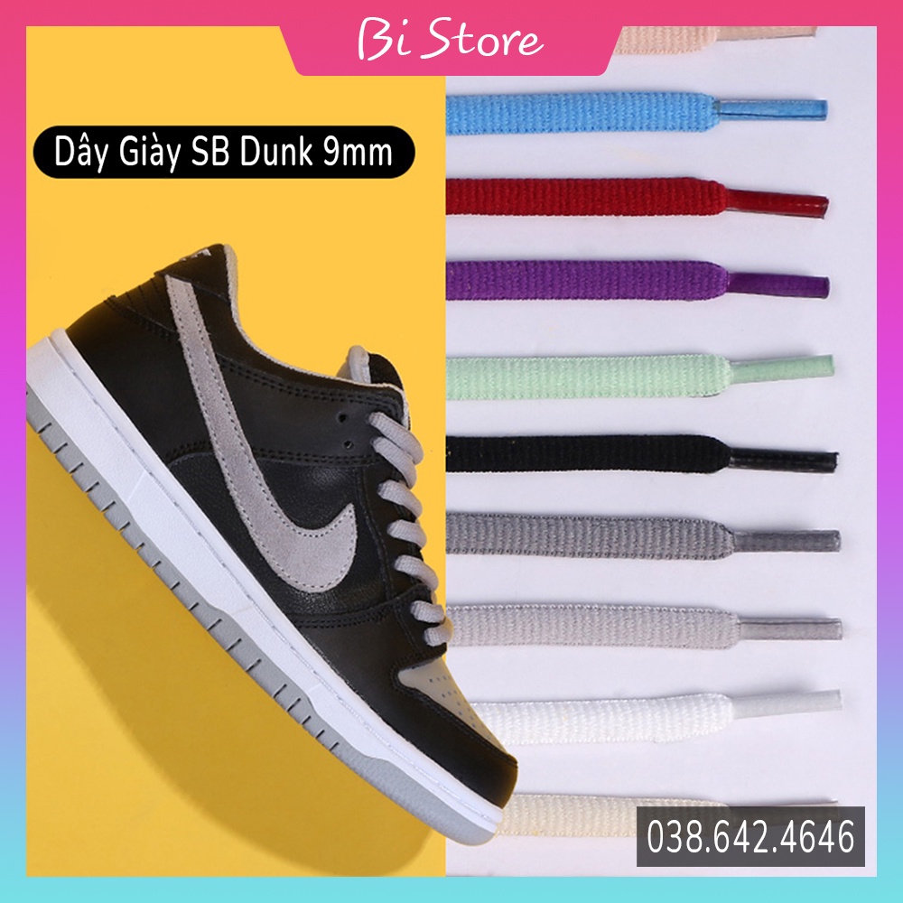 Dây Giày Oval SB Dunk Bản 9mm Thay Thế
