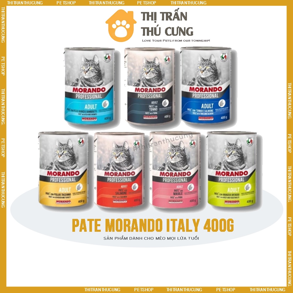 Pate Mèo Morando Professional 400g Ý | Thức Ăn Cho Mèo Pate Morando Mi